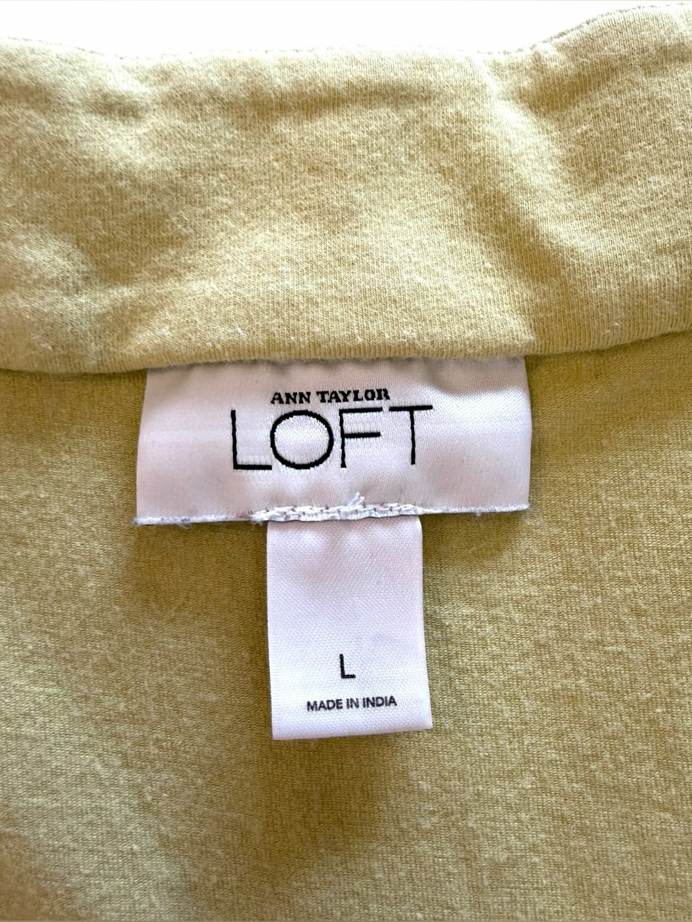 Ann Taylor LOFT Y2K Lime Green Halter Sleeveless Beaded Sequin Tank Top sz Large - Picture 3 of 4